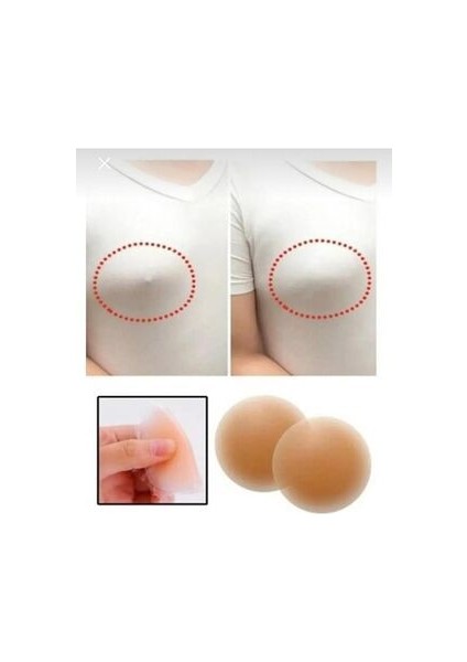 Silikon Göğüs Ucu Kapatıcı -Göğüs Ucu Bandı