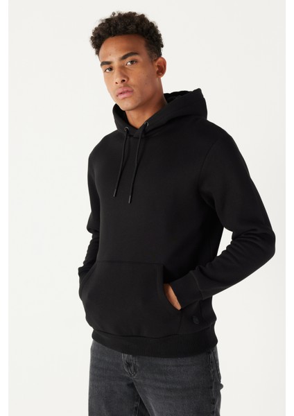 2'li Paket Standart Fit Normal Kesim Kapüşonlu Kanguru Cepli Sweatshirt