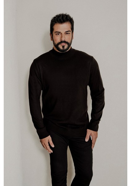 2'li Paket Standart Fit Normal Kesim Yarım Balıkçı Yaka Basic Triko Kazak