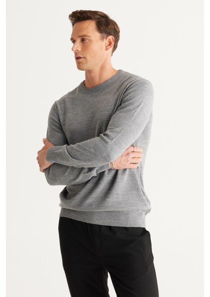 2'li Paket Sıcak Tutan Standart Fit Normal Kesim Bisiklet Yaka Triko Kazak