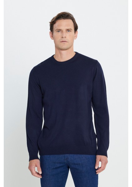 2'li Paket Sıcak Tutan Standart Fit Normal Kesim Bisiklet Yaka Triko Kazak