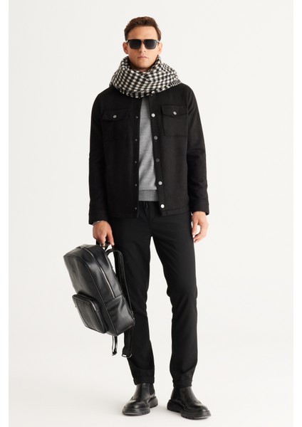 2'li Paket Sıcak Tutan Standart Fit Normal Kesim Bisiklet Yaka Triko Kazak