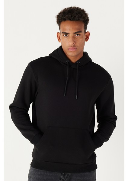 2'li Paket Standart Fit Normal Kesim Kapüşonlu Kanguru Cepli Sweatshirt