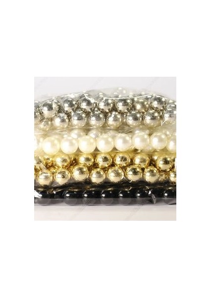 Çakma Inci-Çivili Inci Boncuk-8mm Gold -100 Adet