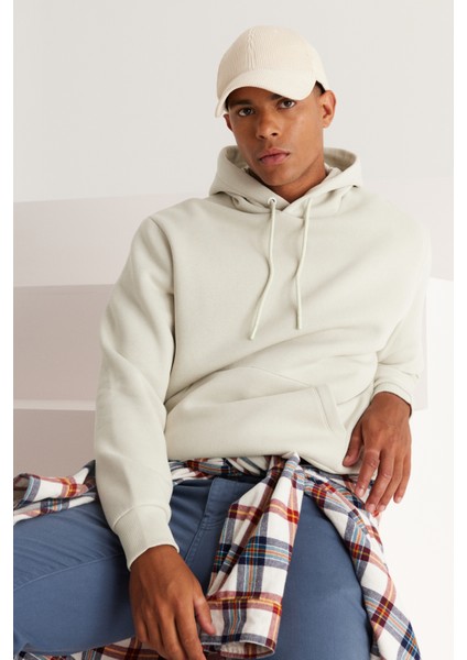 2'li Paket Standart Fit Normal Kesim Kapüşonlu Kanguru Cepli Sweatshirt modelleri