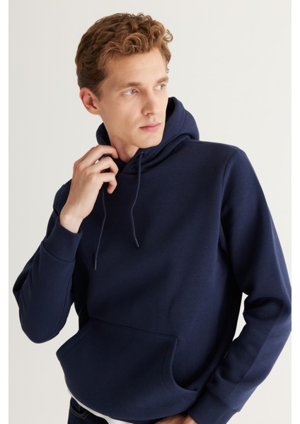 2'li Paket Standart Fit Normal Kesim Kapüşonlu Kanguru Cepli Sweatshirt