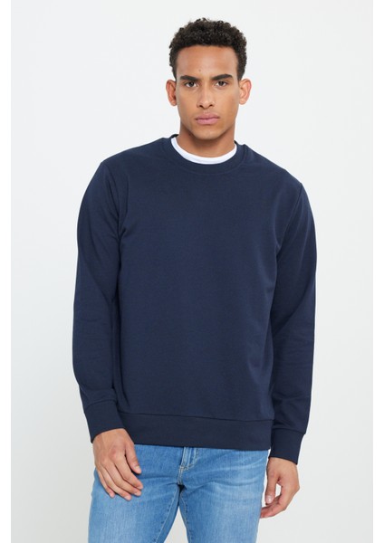 2'li Paket Pamuklu Standart Fit Normal Kesim Bisiklet Yaka Sweatshirt fiyatları