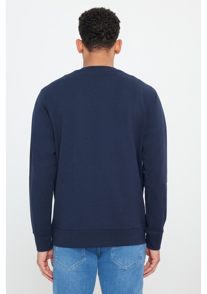 2'li Paket Pamuklu Standart Fit Normal Kesim Bisiklet Yaka Sweatshirt