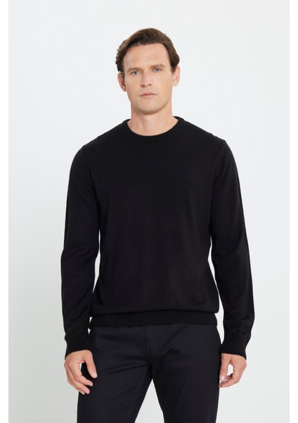 2'li Paket Sıcak Tutan Standart Fit Normal Kesim Bisiklet Yaka Triko Kazak