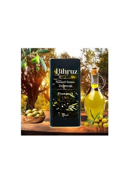 Naturel Sızma Zeytinyağı Soğuk Sıkım 5lt