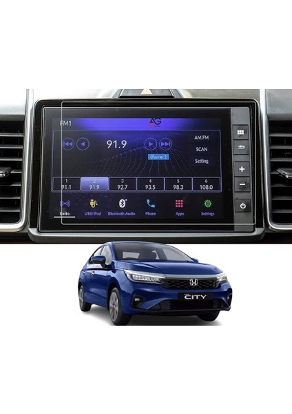 Honda City 8 Inç Navigasyon Ekranı Için Hd Koruma Filmi Nano Tempered Film fiyatları