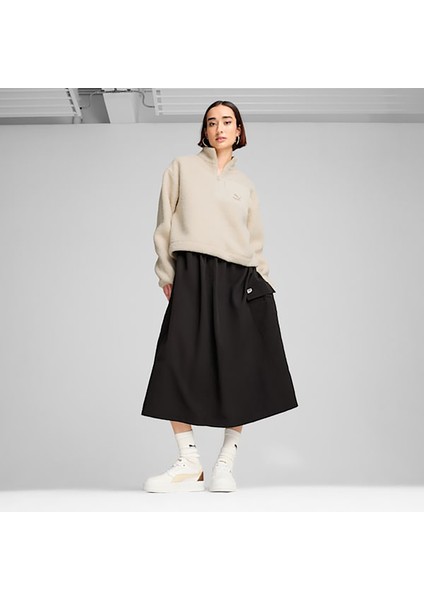 Classics Winterized Kadın Krem Polar Sweatshirt (626796-87) modelleri