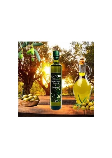 Naturel Sızma Zeytinyağı Soğuk Sıkım 500 ml Maraska Şişe