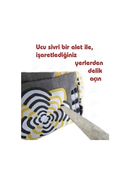 Çanta Tabanı Ayağı-Gold Renk El Örgüsü ve Dikim Çantalar Için 1,5 cm Kabara - 4 Adet fırsatları