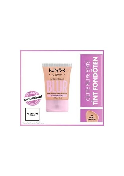 Blur Tint Fondöten 04 Light Neutral