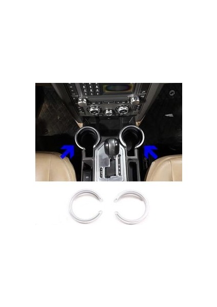 Land Rover Dıscovery 3 Orta Konsol Bardaklık Kapak Takımı Gri