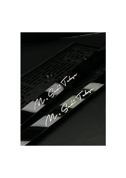 3D Lüx Ultra Parlak Takmatik Pleksi Plakalık