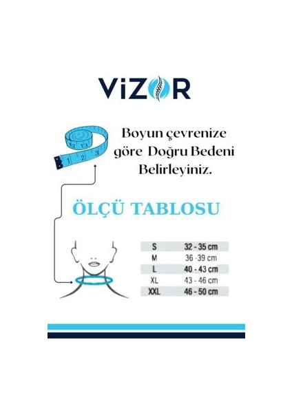 Çeneliksiz Servikal Boyunluk - Yükseklik Ayarlanabilir Boyunluk