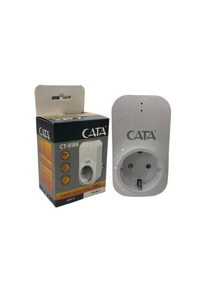 CT-9186 Akım Korumalı Priz 4000 W Güç Kapasitesi ile 8 Adet Çocuk Korumalı