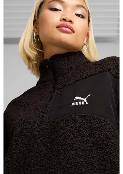 Classics Winterized Kadın Siyah Polar Sweatshirt (626796-01) fırsatları