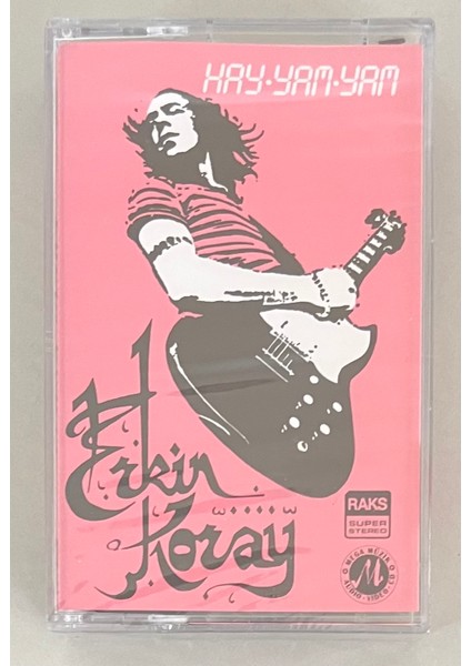 Erkin Koray Hay Yam Yam Kaset (Jelatininde Sıfır 1989 Orjnal Dönem Baskı Kaset)