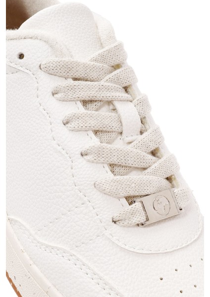 Acbc x Kadın Beyaz Bağcıklı Sneaker 24WFD435214