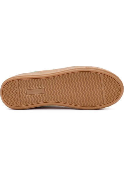Acbc x Kadın Yeşil Bağcıklı Süet Sneaker 24WFD435310