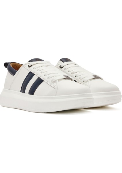 Acbc x Erkek Beyaz Bağcıklı Sneaker 24WFD760118