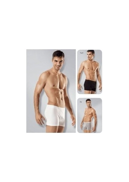 Yıldızı Elastan Erkek 8'li Paket Likralı Çokrenkli Boxer 0060