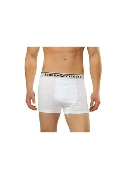 Yıldızı Elastan Erkek 8'li Paket Likralı Çokrenkli Boxer 0060 fırsatları