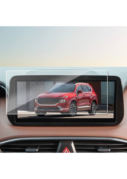Hyundai Santa Fe Için Multimedya Bilgi Ekranı Koruyucu Hd Full Kaplama Nano Tempered Ekran Koruyucu