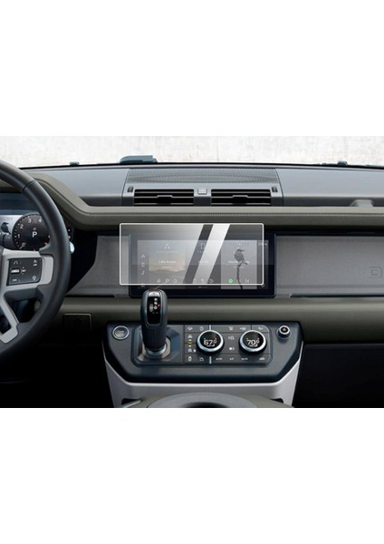 Land Rover Defender 2022 Için Hd Multimedya Ekran Koruyucu Full Kaplama Nano Tempered Film