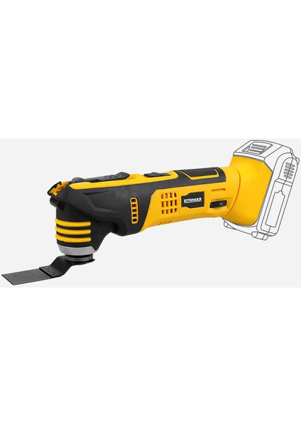 RTX1862B *aküsüz* Çok Amaçlı Kesici (Raspalama) X-Lıon
