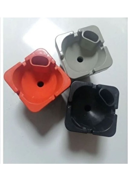 Renkli Plastik Dumansız Kokusuz Çakmaklık Oto Mekan Bar Cafe Masa Küllük Renkli Kül Tablası 10 Adet fiyatları
