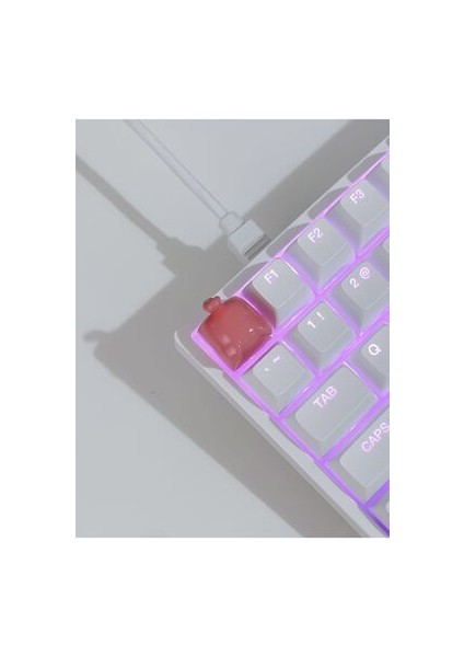 Piggy Mekanik Klavye Tuşu Artisan Keycap Gamer Aksesuar Buffed fiyatları