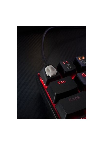 Reaper Mekanik Klavye Tuşu Artisan Keycaps Gamer Aksesuar Buffed fırsatları