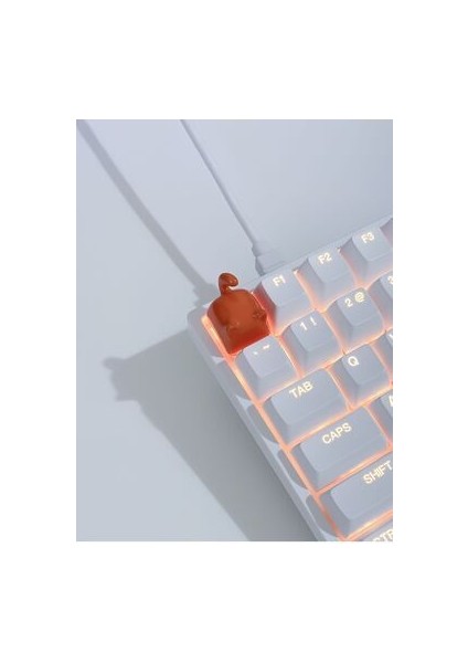 Kitty Mekanik Klavye Tuşu Artisan Keycap Gamer Aksesuar Buffed fiyatları