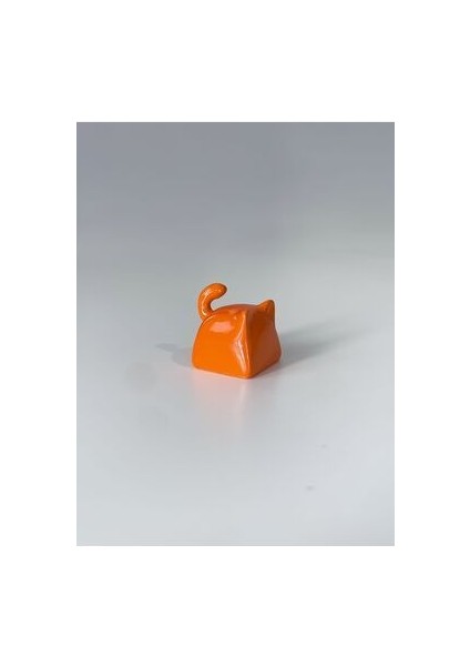 Kitty Mekanik Klavye Tuşu Artisan Keycap Gamer Aksesuar Buffed modelleri