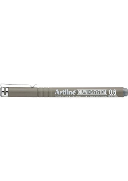 Artlıne 236N Drawing System Çizim Kalemi 0.6 mm Grey