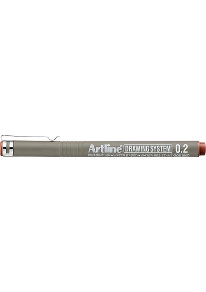 Artlıne 232N Drawing System Çizim Kalemi 0.2 mm Sepia