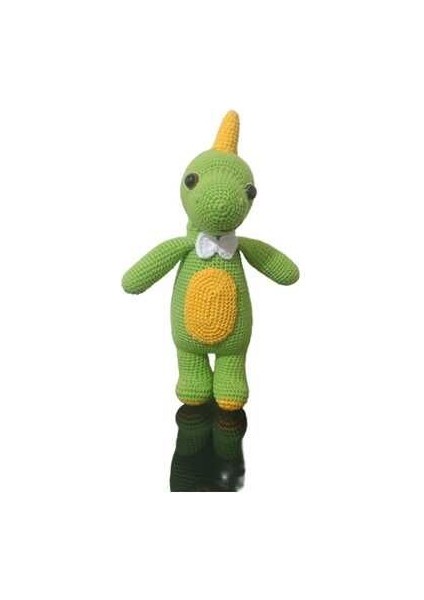 Sevimli Oyun Arkadaşı Dinozor Amigurumi Bebek 25CM