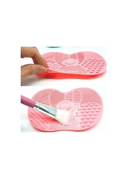 Pratik Makyaj Fırçası Temizleme Matı Makyaj Fırçası Silikon Pedi fiyatları