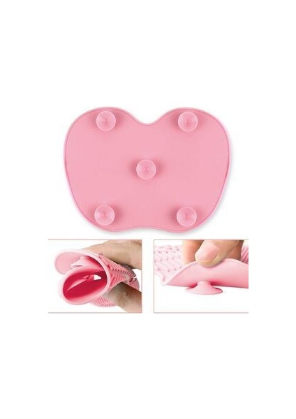 Pratik Makyaj Fırçası Temizleme Matı Makyaj Fırçası Silikon Pedi indirimleri