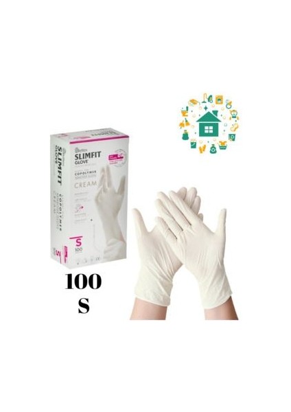 Slimfit Muayene Eldiven Krem