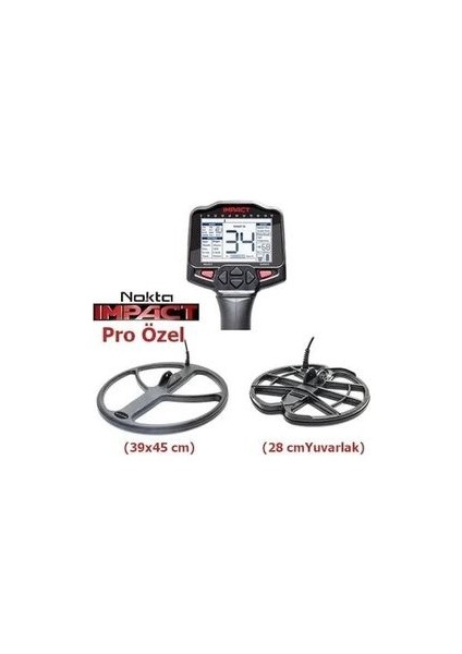 Impact Pro Özel Paket Altın MetalDedektör