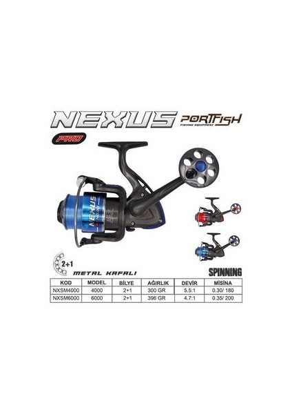 Nexus Pro 4000 Olta Makinası 2+1bb Metal Kafa