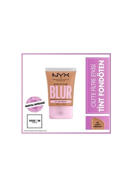 Blur Tint Fondöten 09 Light Medium