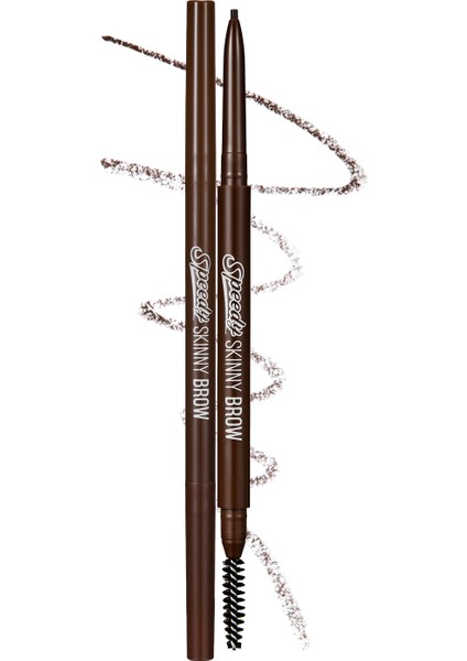 Ultra İnce Uçlu, Doğal Görünüm Veren Kaş Kalemi PERIPERA Speedy Skinny Brow (2 Dark Brown)