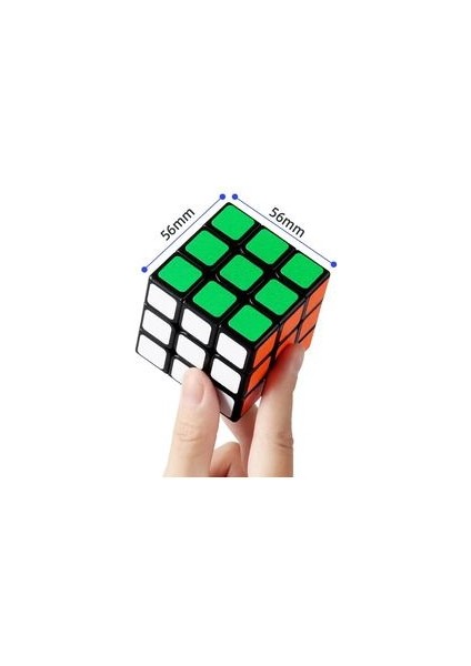 Çocuklarda Zihinsel Beceri Gelişimi Için Canlı Renk Zeka Küpü Rubik Küp 1 Adete 5.5cm Küp