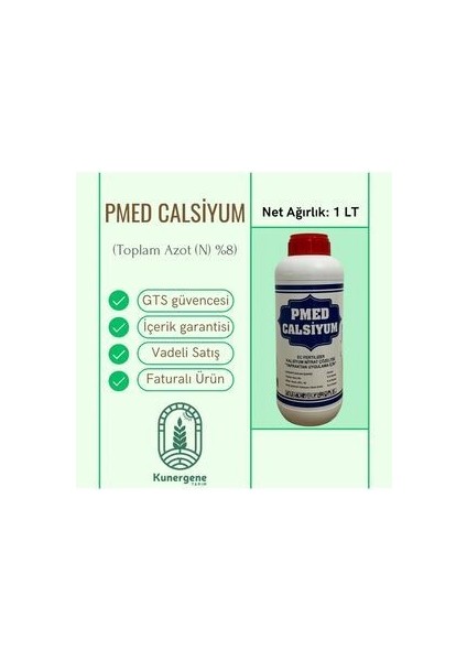 Pmed Calsiyum (Toplam Azot (N) %8)